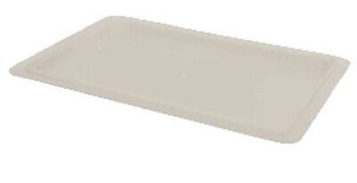 Thunder Group Food PLFBC1218PP Lid, fits 1/2 size storage box, withstands temperature -40° to 160°F, dishwasher safe, stain resistant, polypropylene, white,