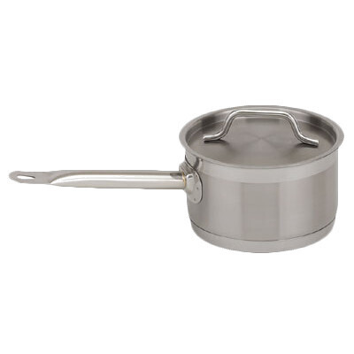 Royal Industries ROY SS SAPT 4 Sauce Pot 4.5 qt S / S with Cover NSF