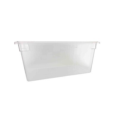 Thunder Group PLFB182609PC Food Storage Box, 13 gallon, 18" x 26" x 9", withstands temperature -40° to 210°F, shatter and scratch resistant, dishwasher safe, polycarbonate, clear,