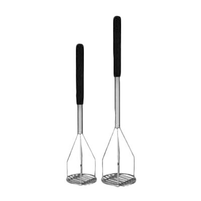 Thunder SLPMR024C  Potato Masher, 24&quot;L, round face, soft grip handle, chrome plated