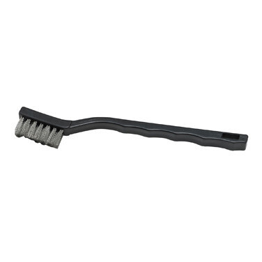 Winco BR-7S  Mini Scratch Utility Brush, Stainless Steel Wire Bristles, 7&quot;