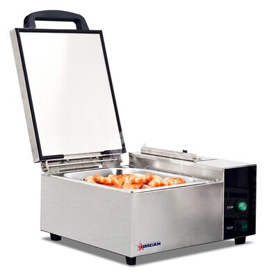 Omcan 44407 Counter Top Steamer 1/2 Size Pan