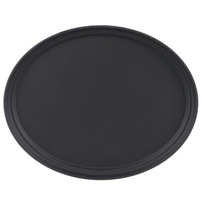 Cambro Oval Serving Tray, Black, 19&quot; x 24