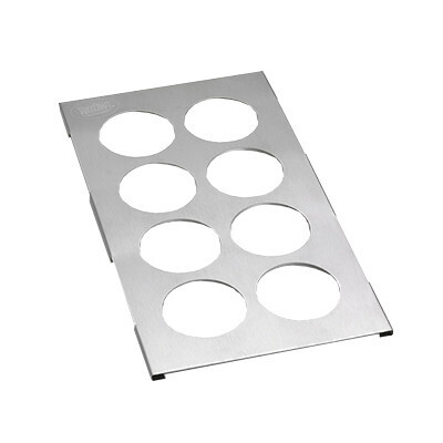 TableCraft Cash &amp; Carry T8PK2 Squeeze Bottle Template, 8 Holes - 2/Pack
