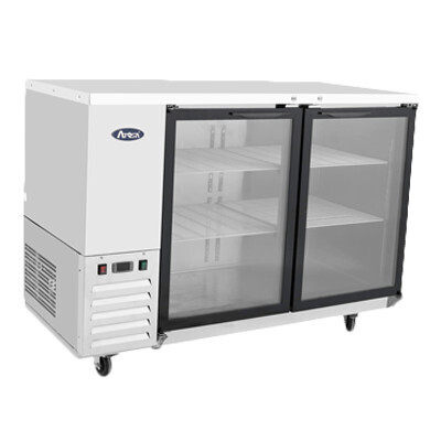 Atosa MBB59G-GR Back Bar Cooler, Two-Section