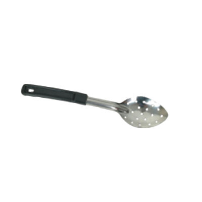 Thunder SLPBA113 Basting Spoon, 11&quot; L, perforated, easy grip Bakelite® handle, safety notch, heat resistant to 320°F, heavy-duty stainless steel
