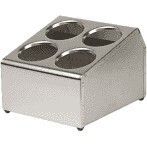 Royal Industries ROY SLV DSP 4 Silverware Dispenser, 4 Holes
