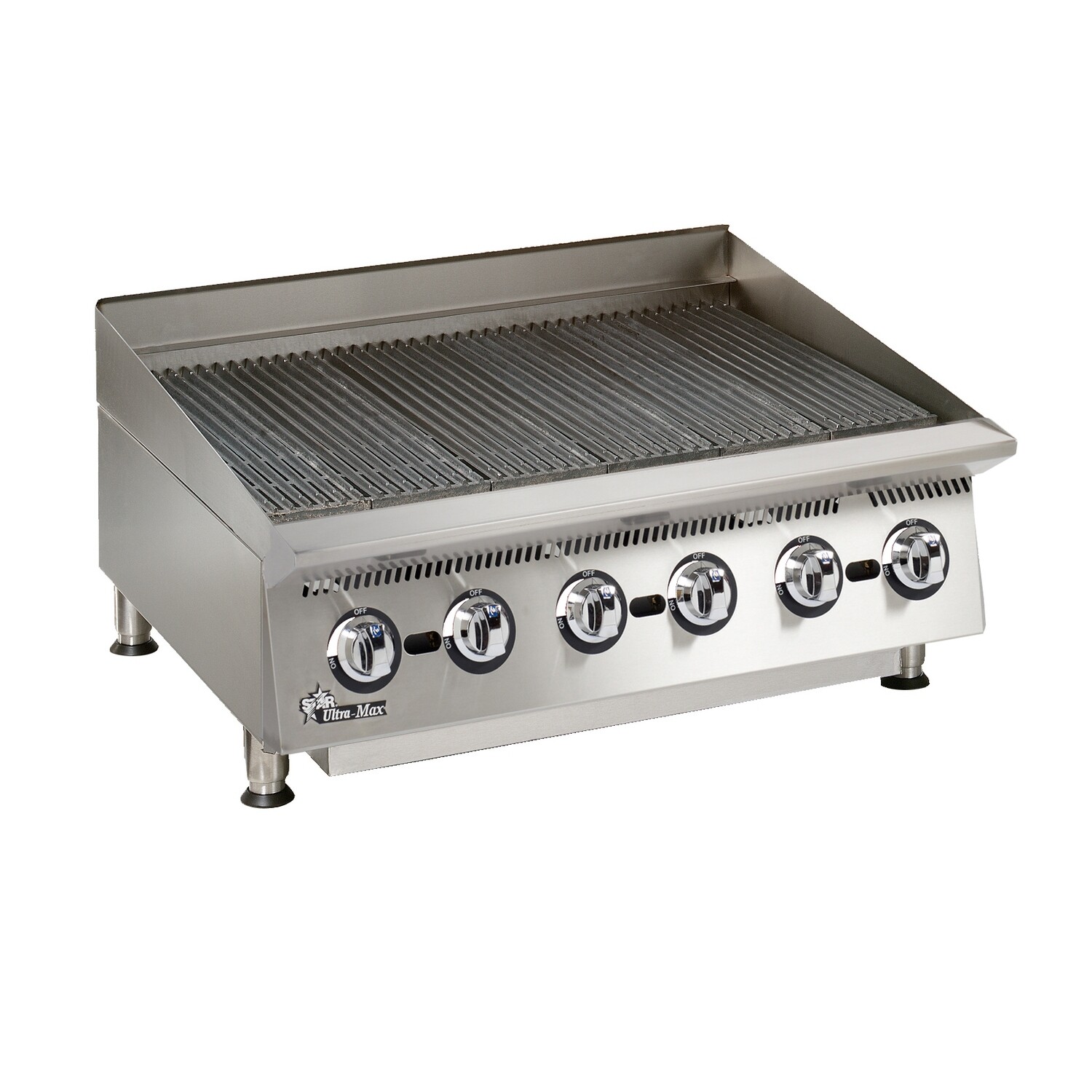 Star Mfg. 8136RCBB Charbroiler, Gas, Countertop