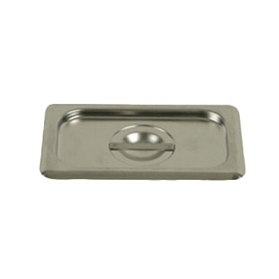 Thunder STPA5160C  Steam Table Pan Cover, 1/6 size, solid with handle, reinforced corners, 24 gauge, stainless steel