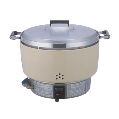 Thunder RER55ASL Rice Cooker, LP gas, 55 cup uncooked rice capacity, 23&quot; x 18-1/2&quot; x 17-3/4&quot;