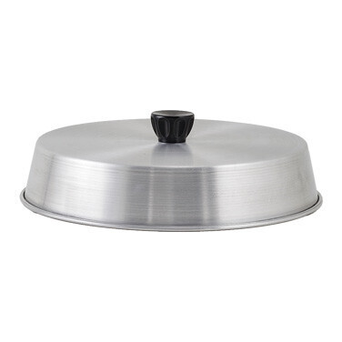 Winco ADBC-10 Grill Basting Cover with Bakelite Handle, Aluminum, 10&quot; dia.