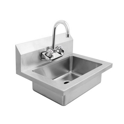 Atosa MRS-HS-18 MixRite Hand Sink, Wall-Mount, 18&quot;