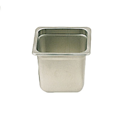 Thunder STPA3166  Steam Table Pan, 1/6 size, 6&quot; deep, anti-jam, 24 gauge, 18/8 stainless steel