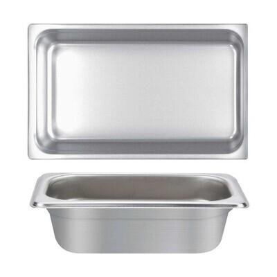 Thunder STPA4004  Steam Table Pan, full size, 4" deep, anti-jam, 25 gauge, 18/8 stainless steel