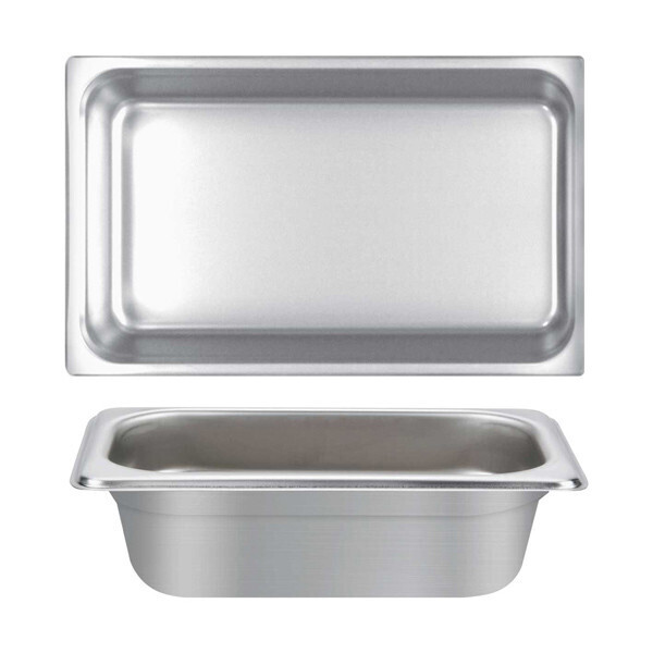 Thunder STPA4004  Steam Table Pan, full size, 4&quot; deep, anti-jam, 25 gauge, 18/8 stainless steel