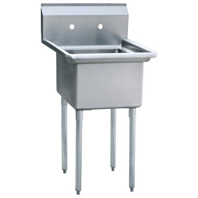 Atosa MRSA-1-N  MixRite Sink, 1-compartment, 24&quot;W x 24&quot;D x 44-1/2&quot;H overall,