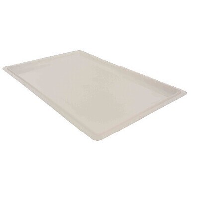 Thunder Group PLFBC1826PP Lid, fits full size storage box, withstands temperature -40° to 160°F, dishwasher safe, stain resistant, polypropylene, white,