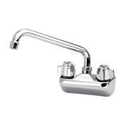 Klinger&#39;s FWB10 Faucet, wall mount, 4&quot; center, 10&quot; spout