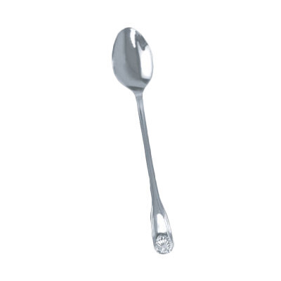 Thunder Group SLSS005  Iced Tea Spoon, 7.52&quot;, 18/0 stainless steel, mirror-finish, Sea Shell