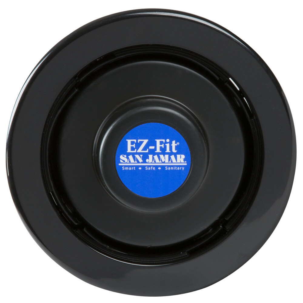 San Jamar C 2210 CBK Euro EZ-Fit In-Counter  Cup Dispenser with Black Gasket - 23.25&quot; Long