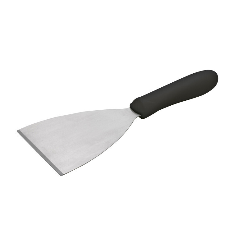 Winco TKP-40 Scraper  Stainless Steel Blade Polypropylene Black Handle
