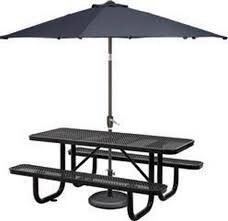 Nexel NX695328 Outdoor Picnic Table Umbrella, 102&quot;