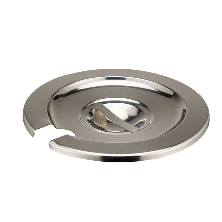 Winco INSC-4  Inset Cover For 4 qt., Heavy Weight Stainless Steel, Mirror Finish