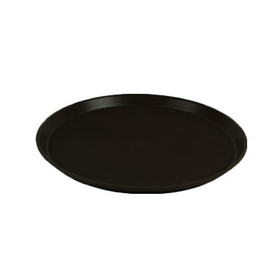 Thunder PLST1400BL  Serving Tray, 14&quot; dia., slip resistant, polypropylene, black