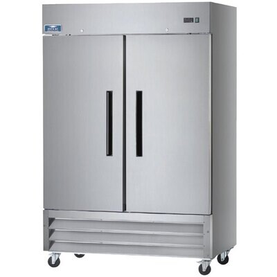 Arctic Air AR49  Refrigerator Reach-In Two Section 49.0 cu. ft. Capacity 54"W x 32.75"D x 82.75"H