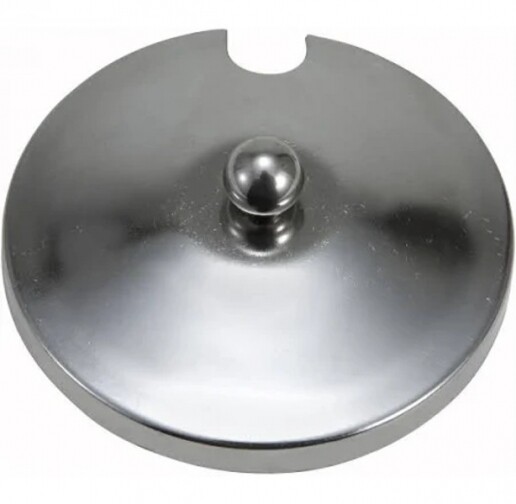 Winco CJ-2C Condiment Jar Cover, Sotted, Stainless Steel, Fits CJ-7P &amp; CJ-7G