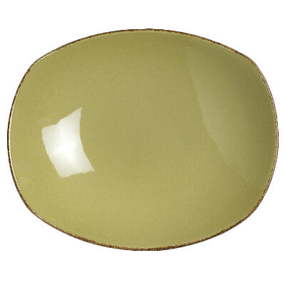 Steelite 11220586 Zest Platter, Round, Steelite Performance, Terramesa Olive, 10&quot; - 1 Dozen