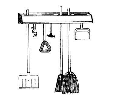 FMP 262-1068 Storage Room Organizer, 36"