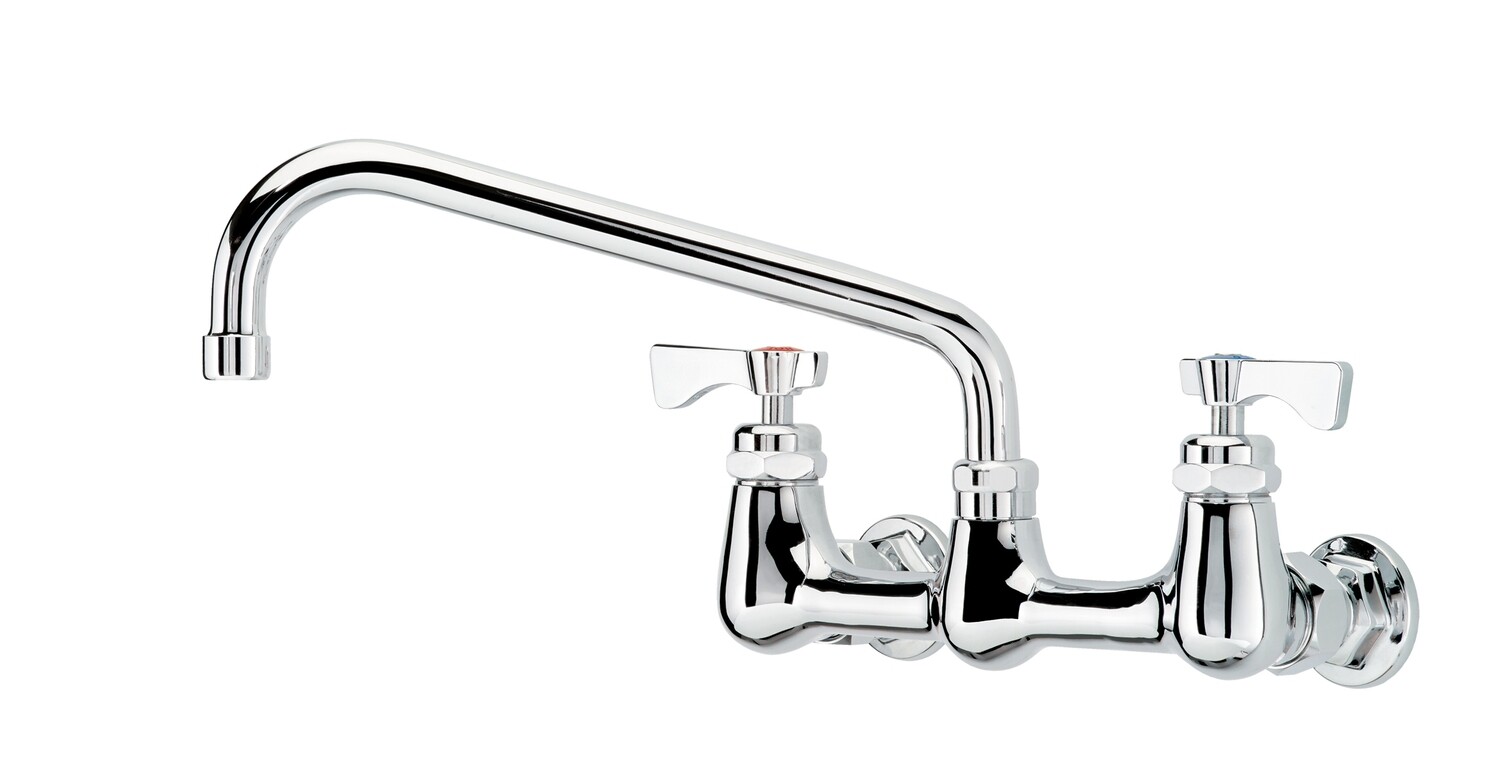 Krowne 14-810L Royal Series Faucet, Splash-Mounted, 8&quot; Centers, 10&quot; Swing Spout