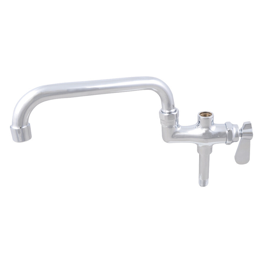John Boos PB-AD-12LF Add-On-Faucet, 12&quot; Swing Spout