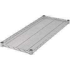 Winco VC-1830 Shelf, 30&quot;W x 18&quot;D, includes: (4) sleeve clips per shelf, wire, chrome plated finish