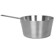 Thunder ALSKSS006 Sauce Pan, 7 qt, 10-7/8&quot; dia. x 5-5/8&quot;H, aluminum, 2.6mm thickness with 9-7/8&quot; plated iron handle, mirror-finished, standard Electric, Gas Cooktop, Halogen Ready, flat bottom
