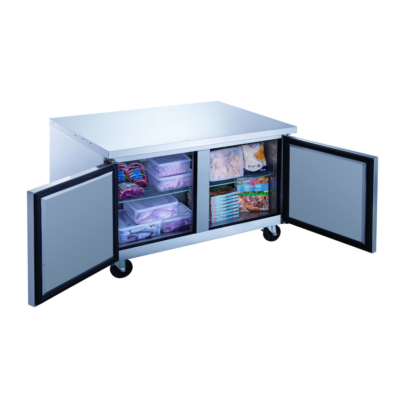 Dukers DUC48R Undercounter Refrigerator, reach-in, two-section