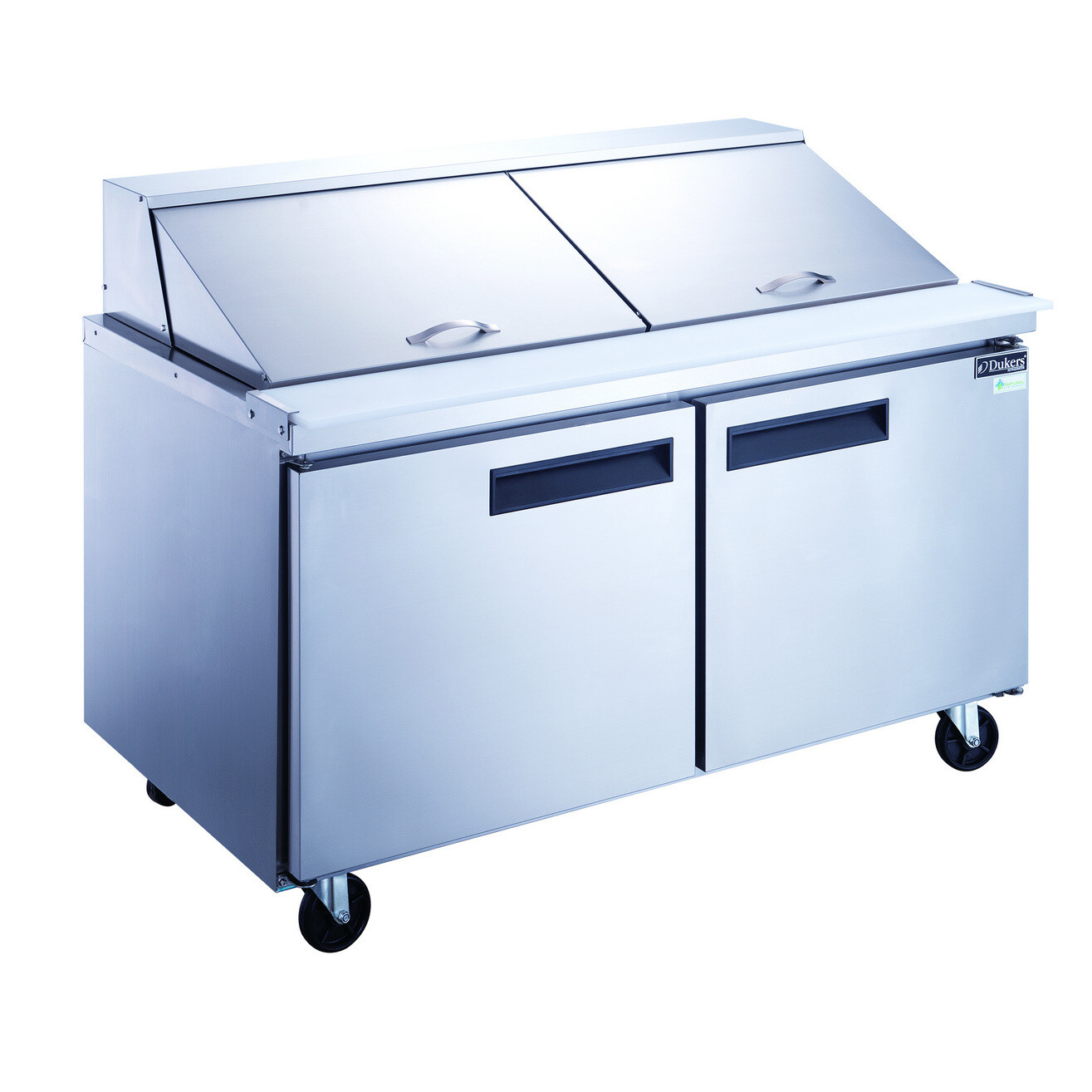 Dukers DSP60-24M-S2 Mega Top Sandwich/Salad Prep Table, 2-Section, 60&quot;