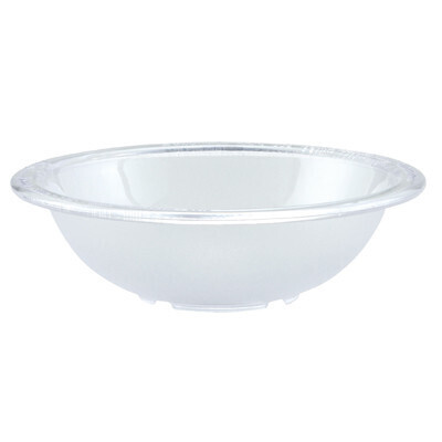 Winco  PBB-8 Pebbled Bowl, Round, Polycarbonate, Clear, 8&quot;