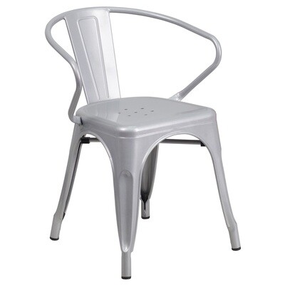 Flash CH-31270-SIL-GG Furniture Chair, Armchair, 500 lb.