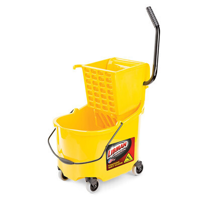 Libman 933 Mop Bucket &amp; Wringer, 32 quart (max), 26 quart (usable), heavy duty, 20&quot;D x 24&quot;H