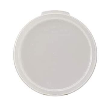 Winco PPRC-1222C Food Storage Container Lid, White, Round, Fits 12 qt. 18 qt. &amp; 22 qt. Containers
