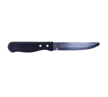 International Tableware IFK-414 Steak Knife, 5&quot; Stainless Steel Blade, 4.87&quot; Plastic Handle - 1 Dozen