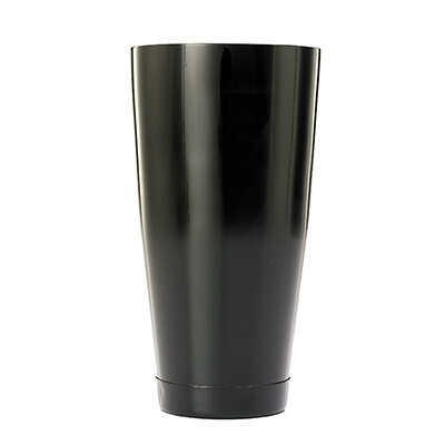 Mercer Culinary M37084BK Cocktail Shaker, 28 oz., Black Exterior