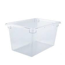 Winco PFSF-15  Food Storage Box, 22 gallon (83 Kg), 18&quot; x 26&quot; x 15&quot;, -40°F to 212°F temperature range, dishwasher safe, break-resistant polycarbonate, clear,