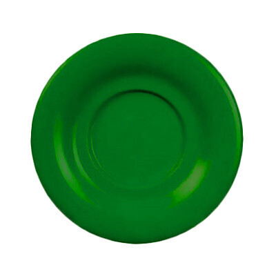 Thunder Group CR9303GR Saucer, 5-1/2&quot; dia., for CR303/CR9018, break-resistant, dishwasher safe, melamine, green