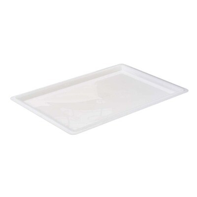 Winco PFFW-C Food Storage Box Cover, 18" x 26", BPA free, polypropylene, white