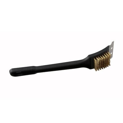 Winco BR-12  Grill/BBQ Brush with Brass Wire Bristles, 12&quot;