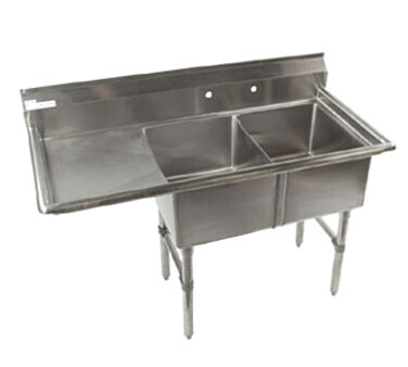Klinger ECS2DL Economy sink, two compartment, 52-1/2
