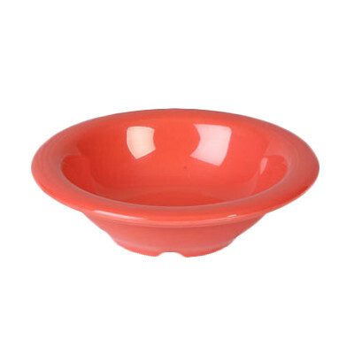 Thunder CR5044RD Salad Bowl, 4 oz., 4-3/4&quot; dia., break-resistant, dishwasher safe, melamine, orange